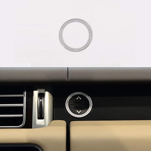 CHEYA - Funda para botón de arranque y parada de coche, ABS, para Range Rover VELAR, Discovery Sport, Range Rover Sport, Evoque, Vogue