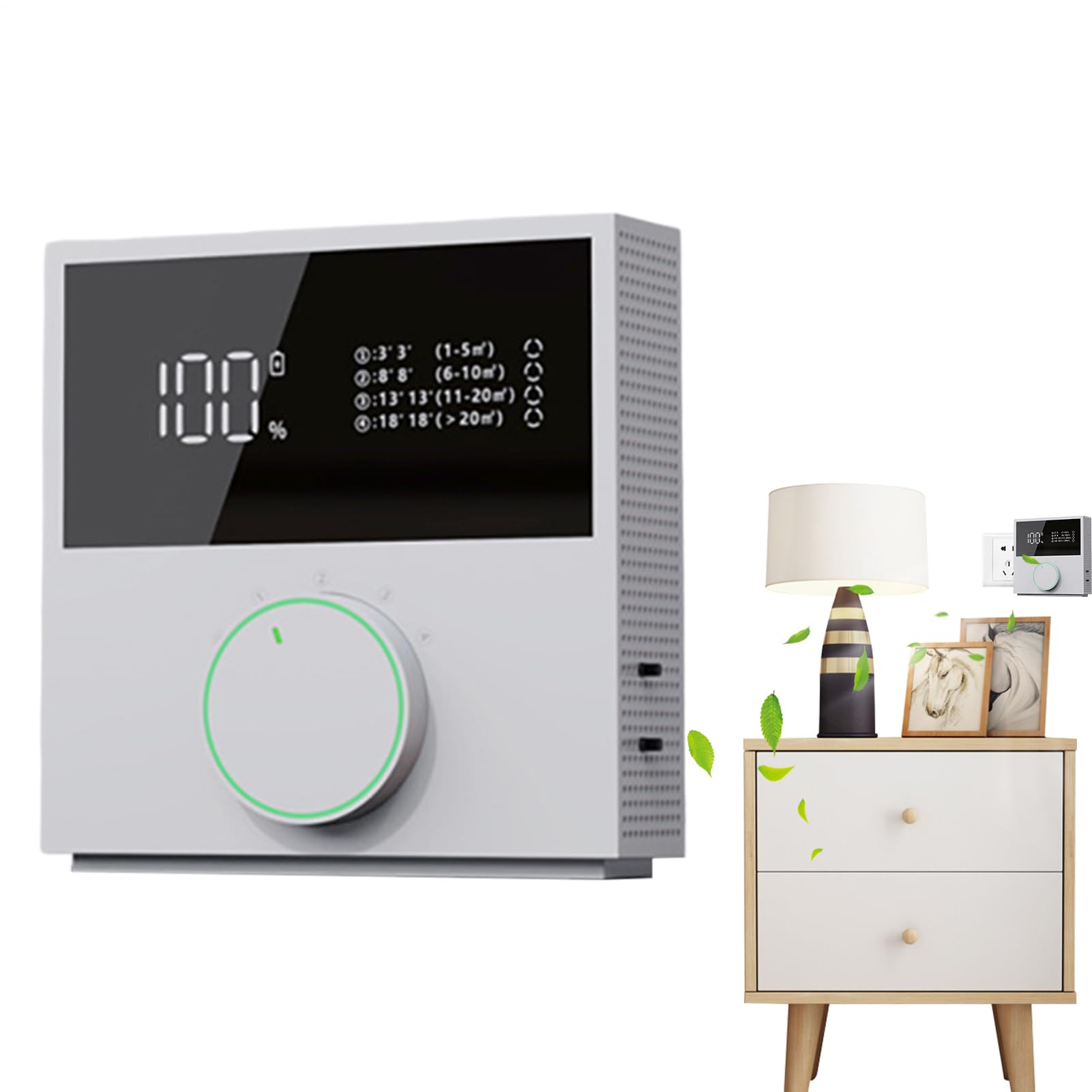 Purificateur d'air silencieux éliminant les impuretés pour retrouver un sommeil réparateur