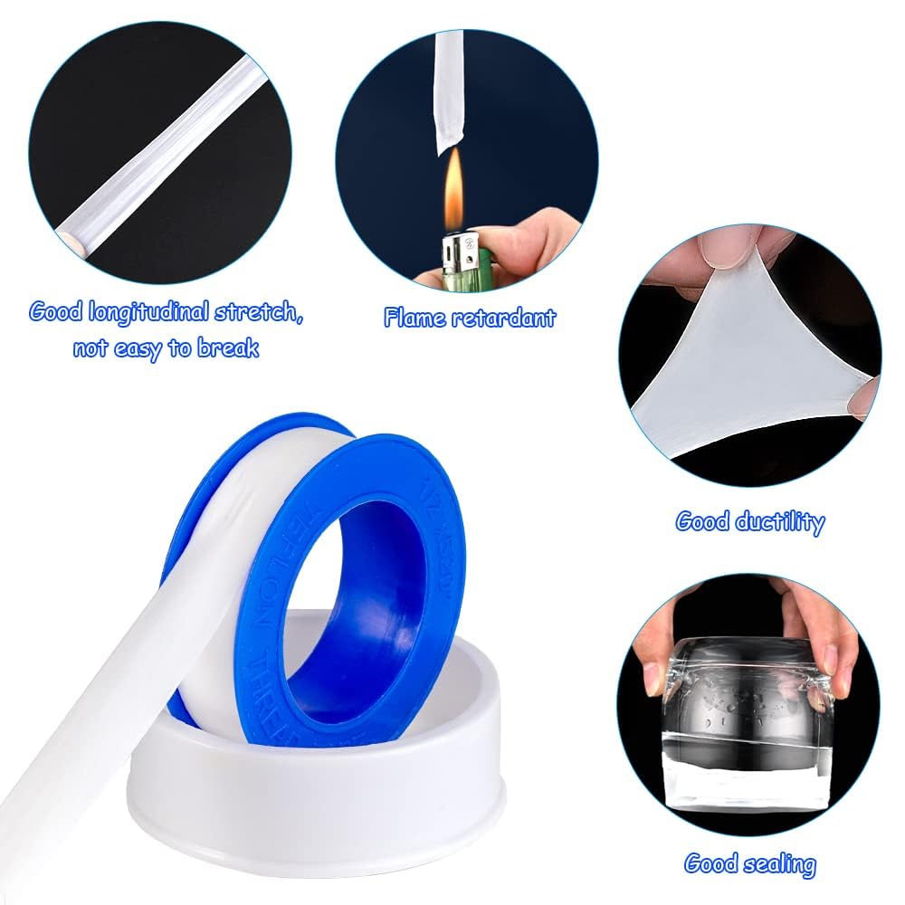 Nastro Teflon KIPPEN 1172K - Set Da 10 Rotoli Per Tenuta Stagna Tubi, Anticorrosione, Facile Applicazione - Foto 8