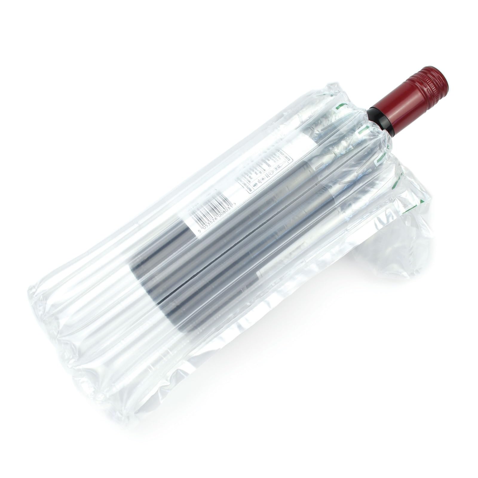 Evergreen Goods Pre-Inflated Wine & Beer Bottle Bags with Cardboard Box, Durable Packaging for 750ml Bottles - Image 3