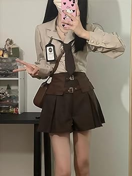 Amazon | [SDSXZWG] 地雷系 ショートパンツ セットアップ