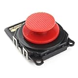 Ambertown Analog 3D Button Joystick Stick Rocker with Cap for PSP 2000 2001 (Red)