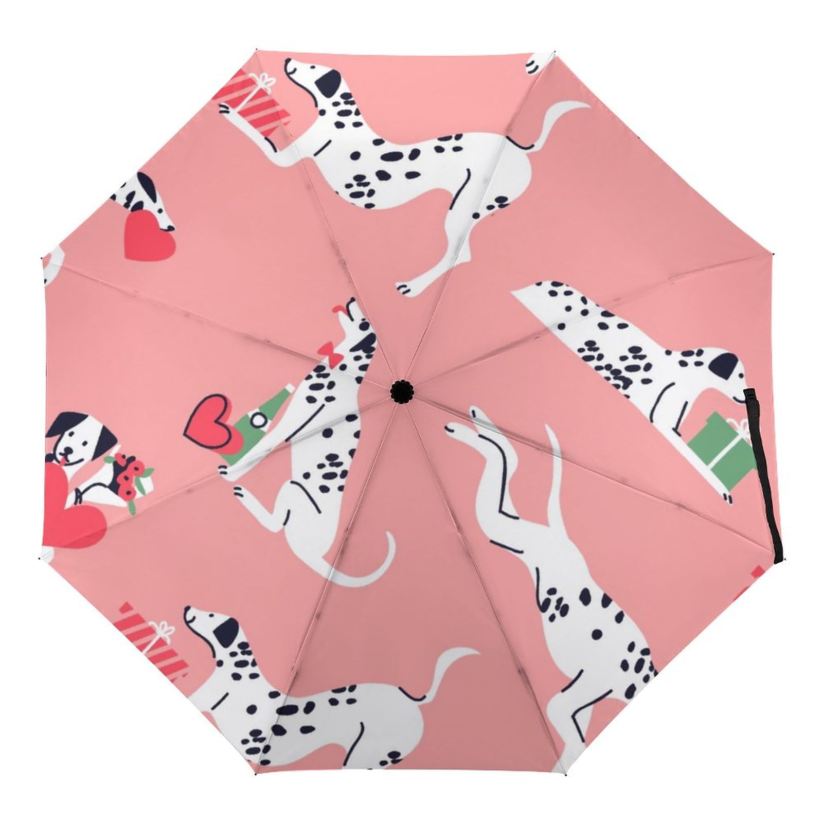 Orenz Multi20 Automatic Umbrella Dalmatians Dog Folding Umbrellas Light Windproof Umbrellas Portable Travel Umbrella