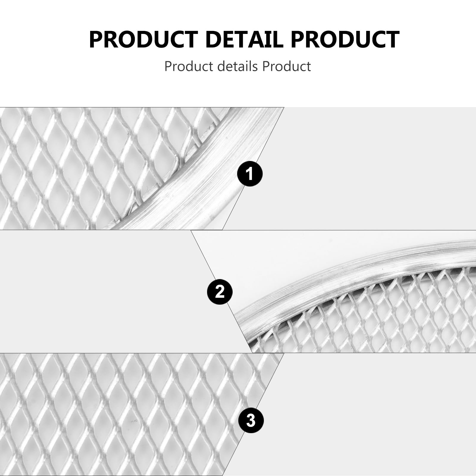 Bandeja de Aluminio para Pizza de 16 Pulgadas, Ideal para Uso doméstico, Cocina, Restaurante, Acero (28 cm) (33 cm)