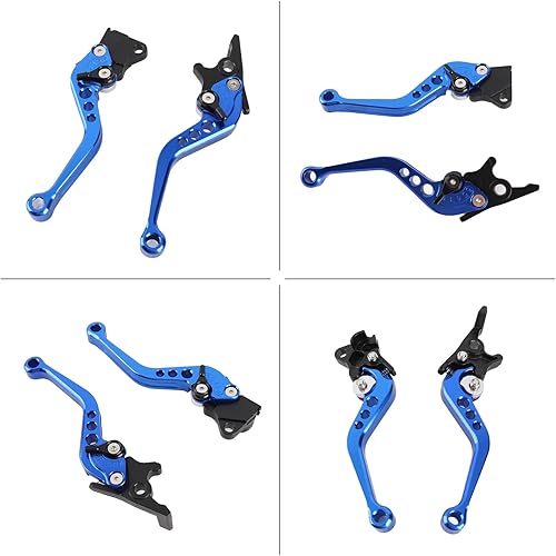 Miniatura 9 de Para ttr 110 Palanca de freno Palanca de freno de embrague de aluminio CNC Tambor de embrague de motocicleta Manija de palanca de freno 0.866 in 78