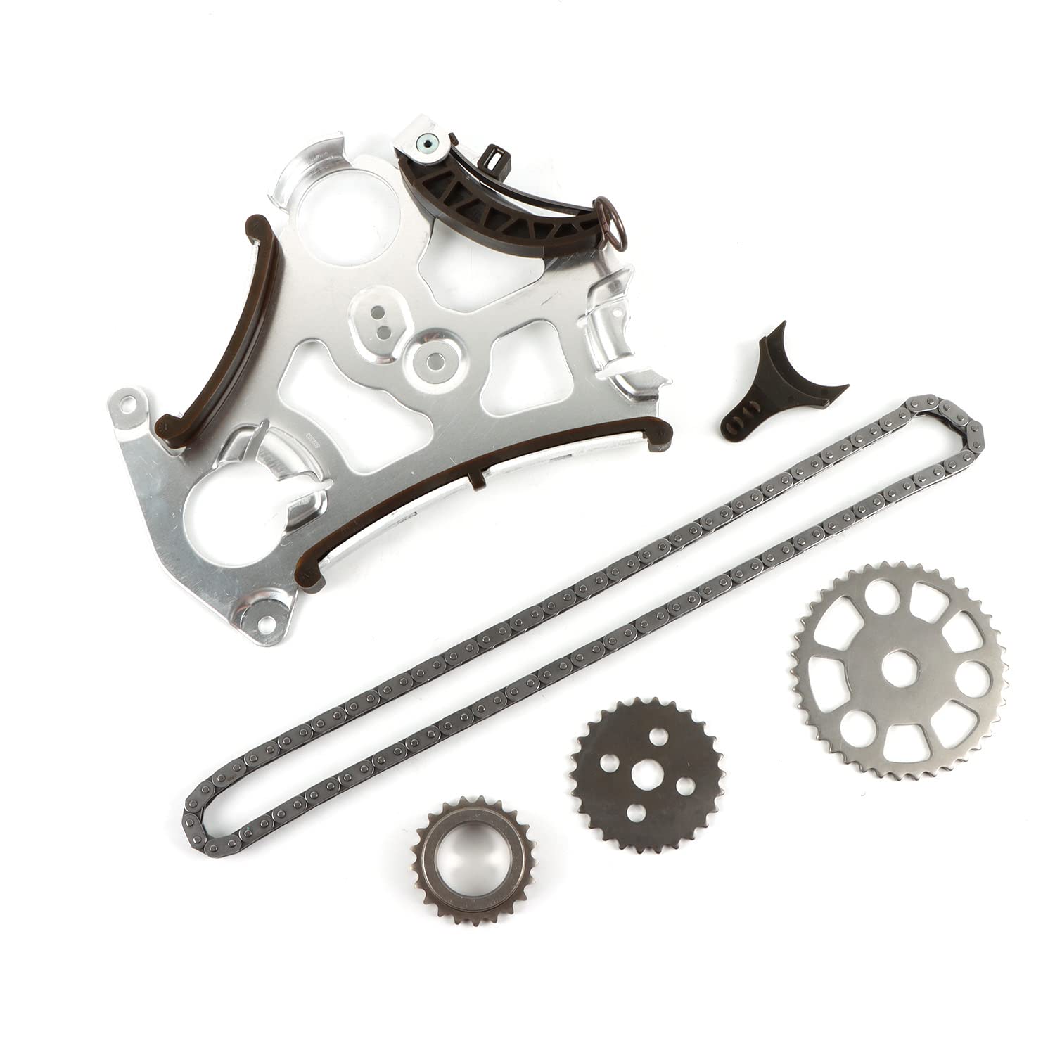 Amazon.com: Kessocco 1set Timing Chain Kit Oil Pump Guide Chain  
