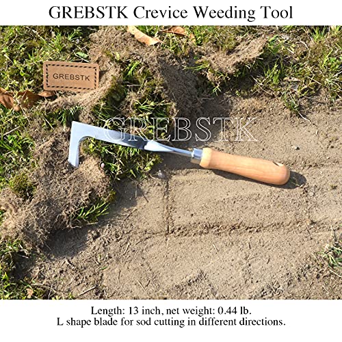 Grebstk Crack Weeder Crevice Weeding Tool Manual Weeder Beech Handle Gardening Tool #TOP2