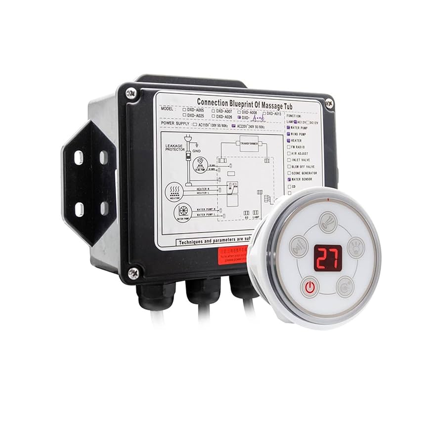 SHANG-JUN 1 Set Digital Control Panel with LCD Screen Spa