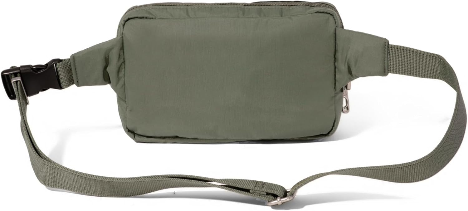 Baggallini Securtex Anti-theft Belt Bag 8.8"x5.5" Crossbody Fanny Pack for Women RFID Wallet Locking Zipper Travel Purse - Image 8