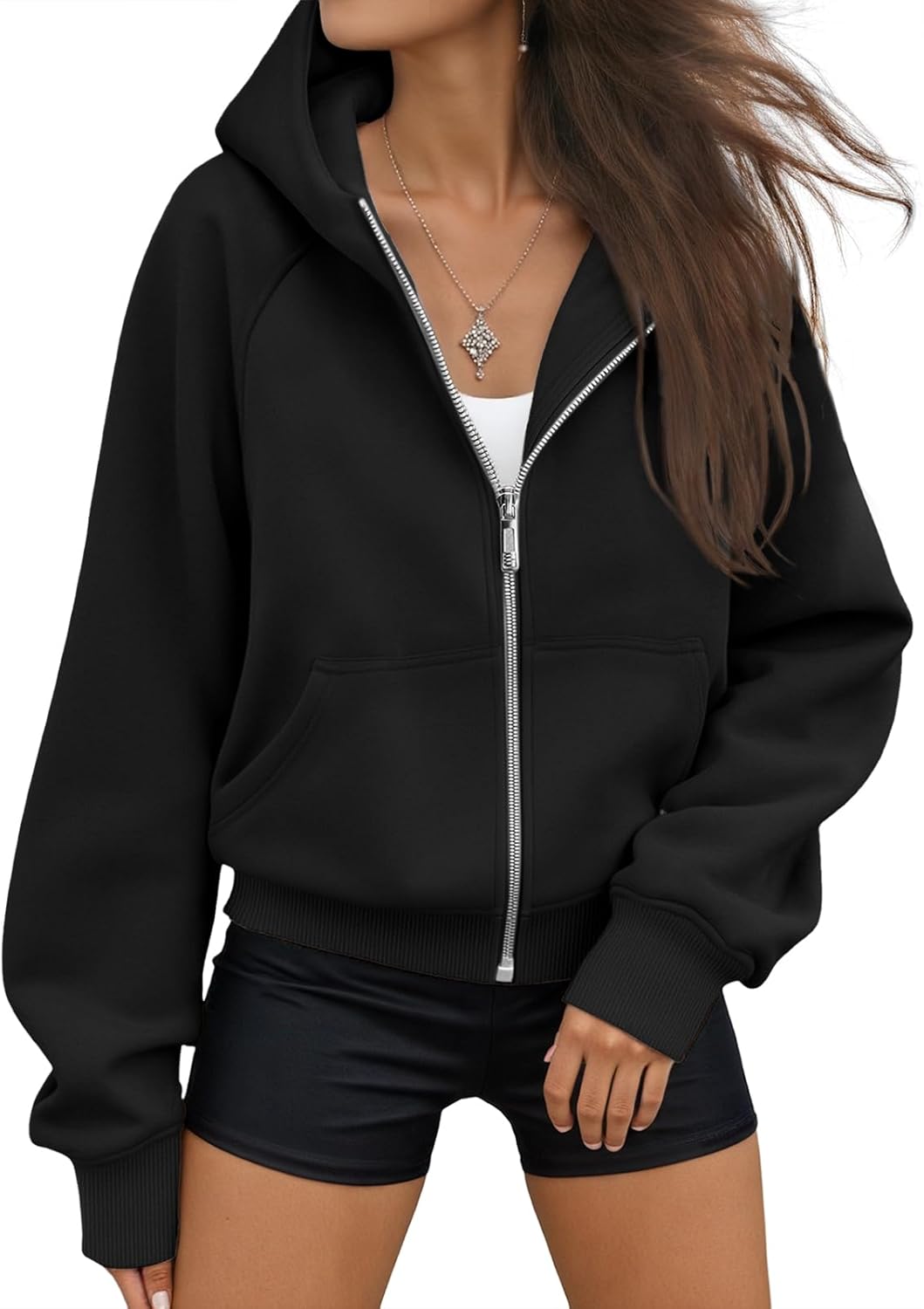 AUTOMET Womens Zip Up Hoodies Fleece Jackets Oversized Sweatshirts Fall Fashion Outfits 2026 Sweaters Winter Clothes