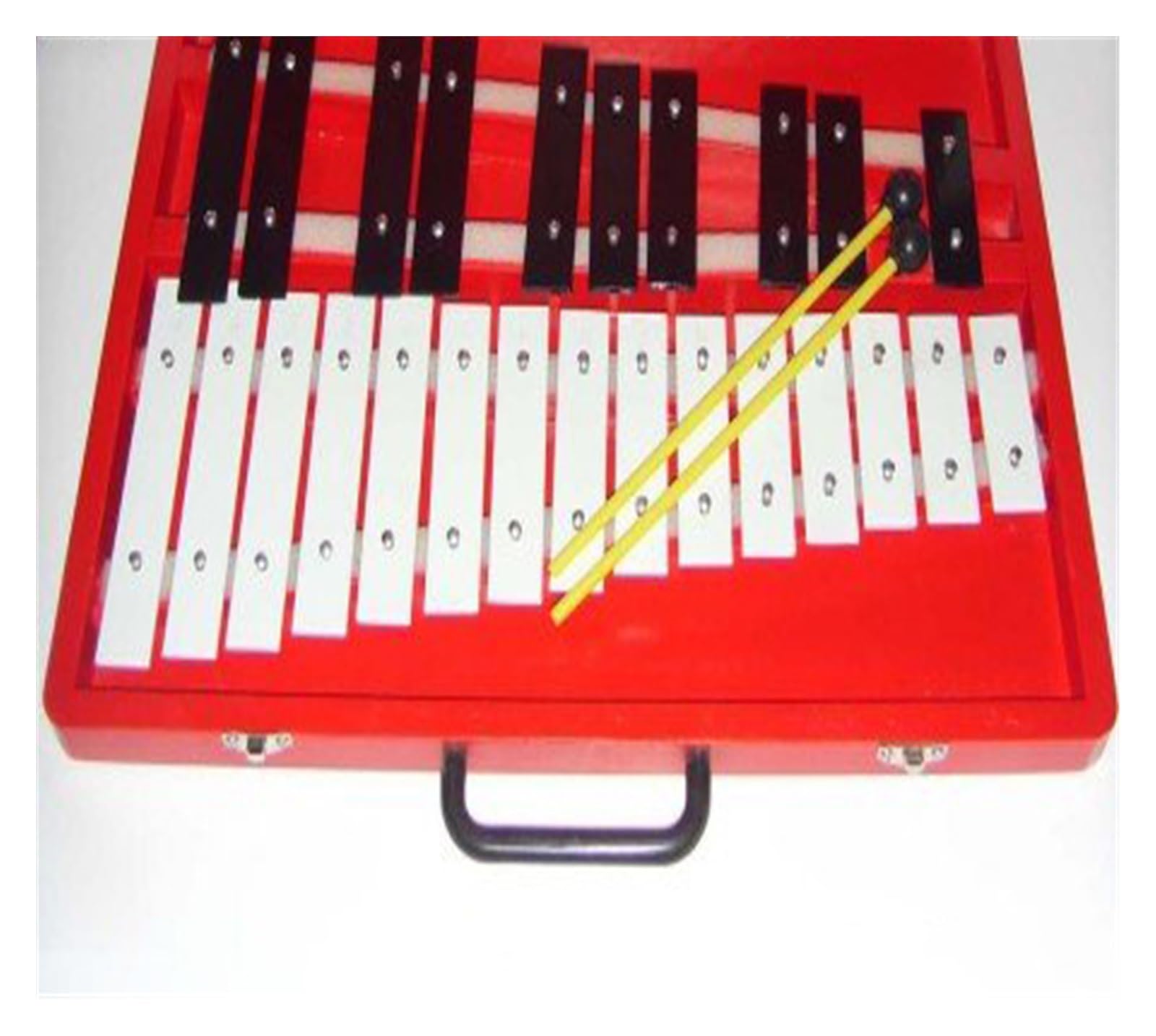xilofono ​Legno Strumento A Percussione Xilofono Strumento A Percussione Carillon con Piastra in Alluminio A 25 Toni Adatto A Studenti Principianti