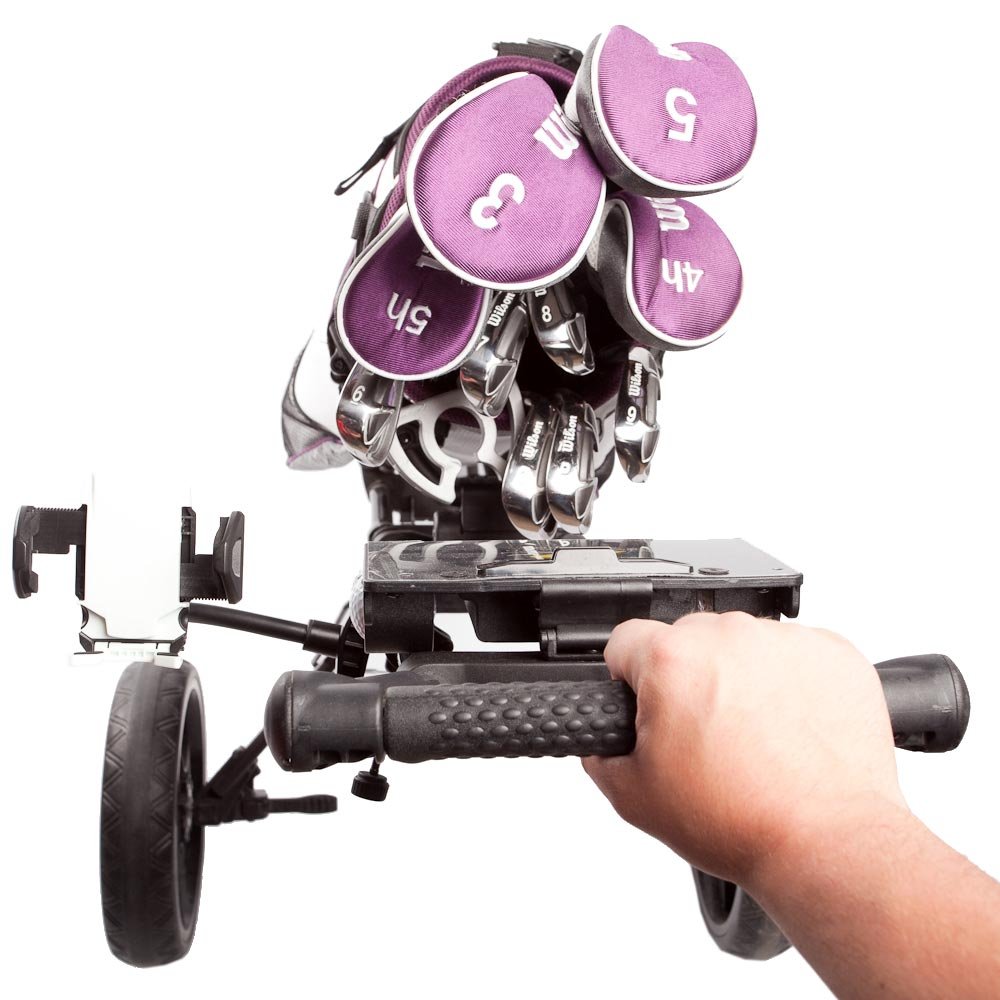 UltimateAddons Golf Trolley Clamp Mount with Holder for Snooper S430, fits Golf Trolleys with Round, Oval or Square Frame