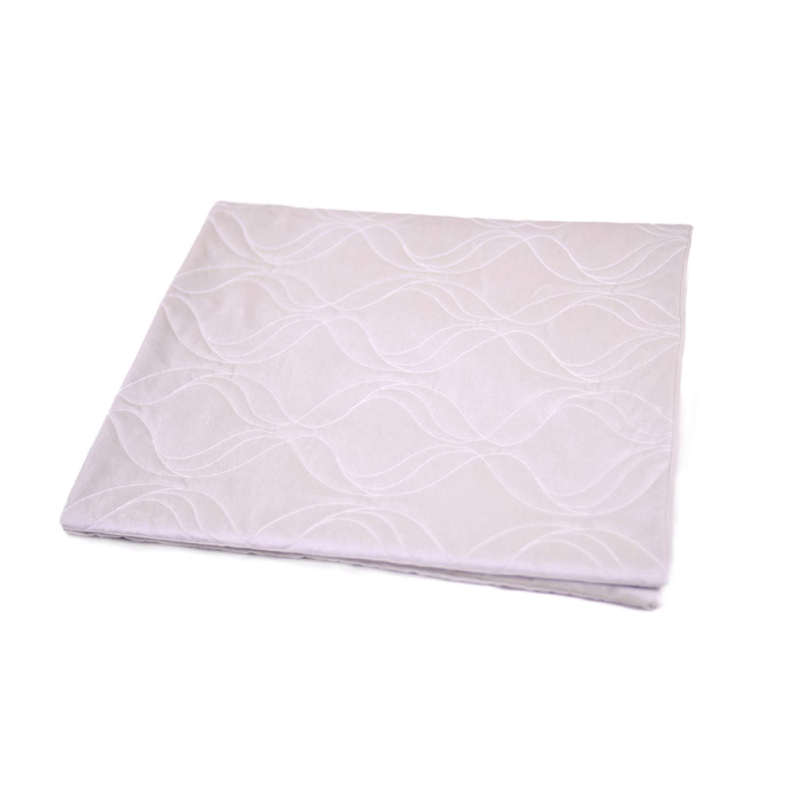 Couverture de queue de lit broderie florale pour chambre chaleureuse