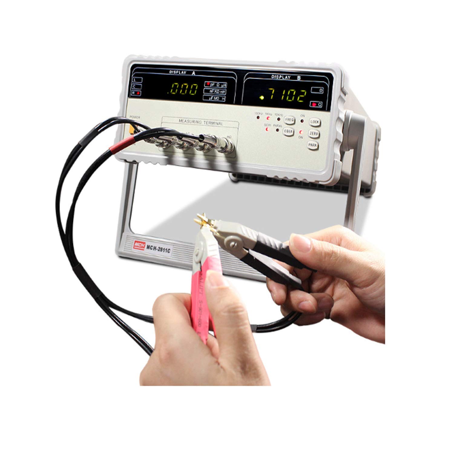Cyfrowy miernik LCR 10 KHZ MCH-2811C Miernik testowania 100Hz-10kHz, test testowy L-Q, C-D, R-Q Dokładny pomiar