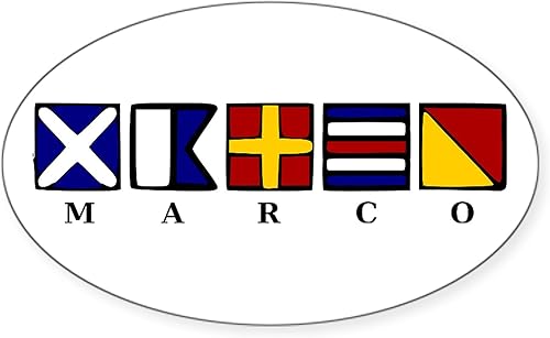 Miniatura 4 de CafePress Pegatina ovalada para parachoques de coche Marco Island