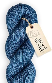 Woolweave Merino Silk Yarn Hand Dyed Luxury Blend of 75% Merino Wool & 25% Silk DK Weight, 100g Skein, 200 Yards Soft, Shimmering & Elegant Yarn for Knitting & Crocheting