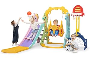 6 in 1 Toddler Play Set for Outdoor Fun