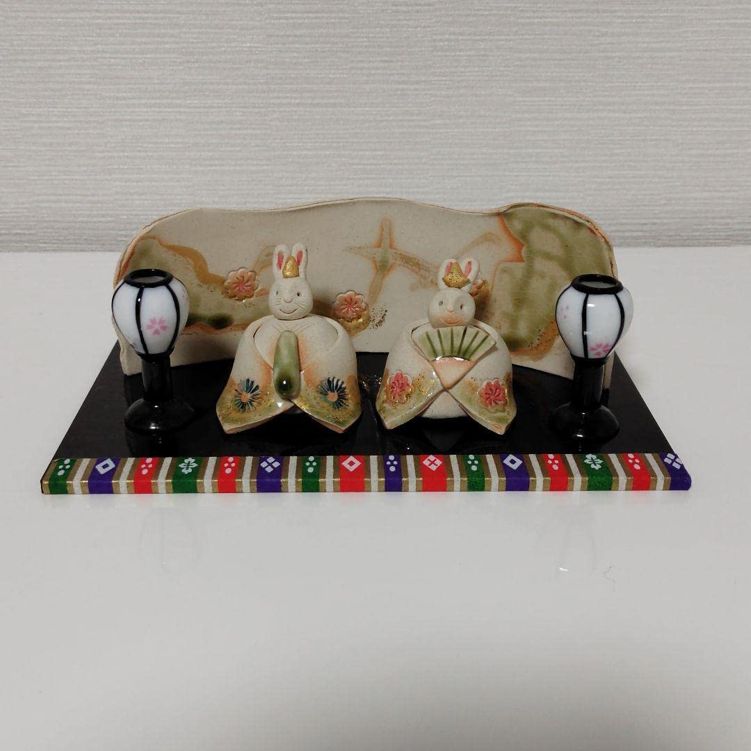 陶器雛人形 ryukodoうさぎ Amazon | 陶器雛人形 ryukodoうさぎ | 平飾り | おもちゃ