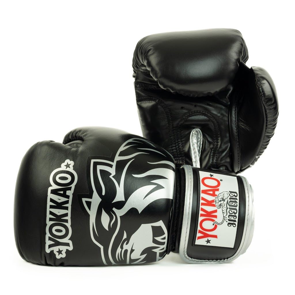 YOKKAO Flames Gloves - White - 12oz, Fight Gloves - Amazon