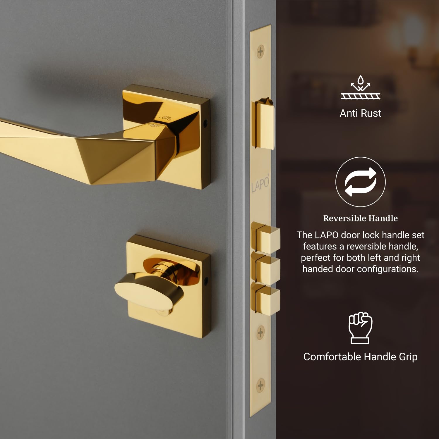 LAPO Mortise Lock - Secure Your Doors! -4