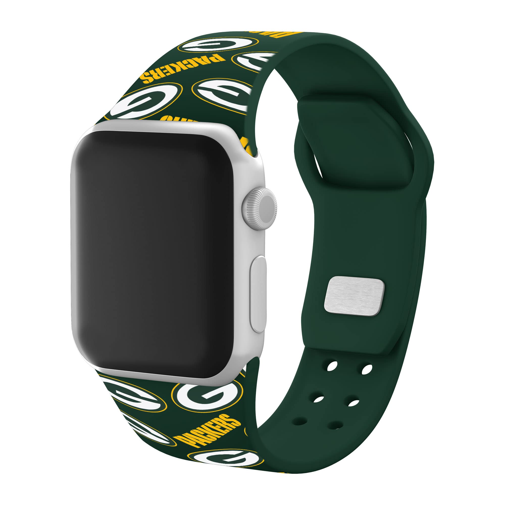 Game Time Green Bay Packers HD Combo Package Compatible with Apple Watch and AirPods Gen 1&2 (Random 42/44/45mm Short)