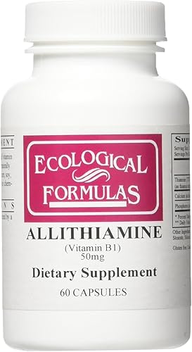 Ecological Formulas Allitiamina Vitamina B1 50 Mg, Blanco, 60 unidades