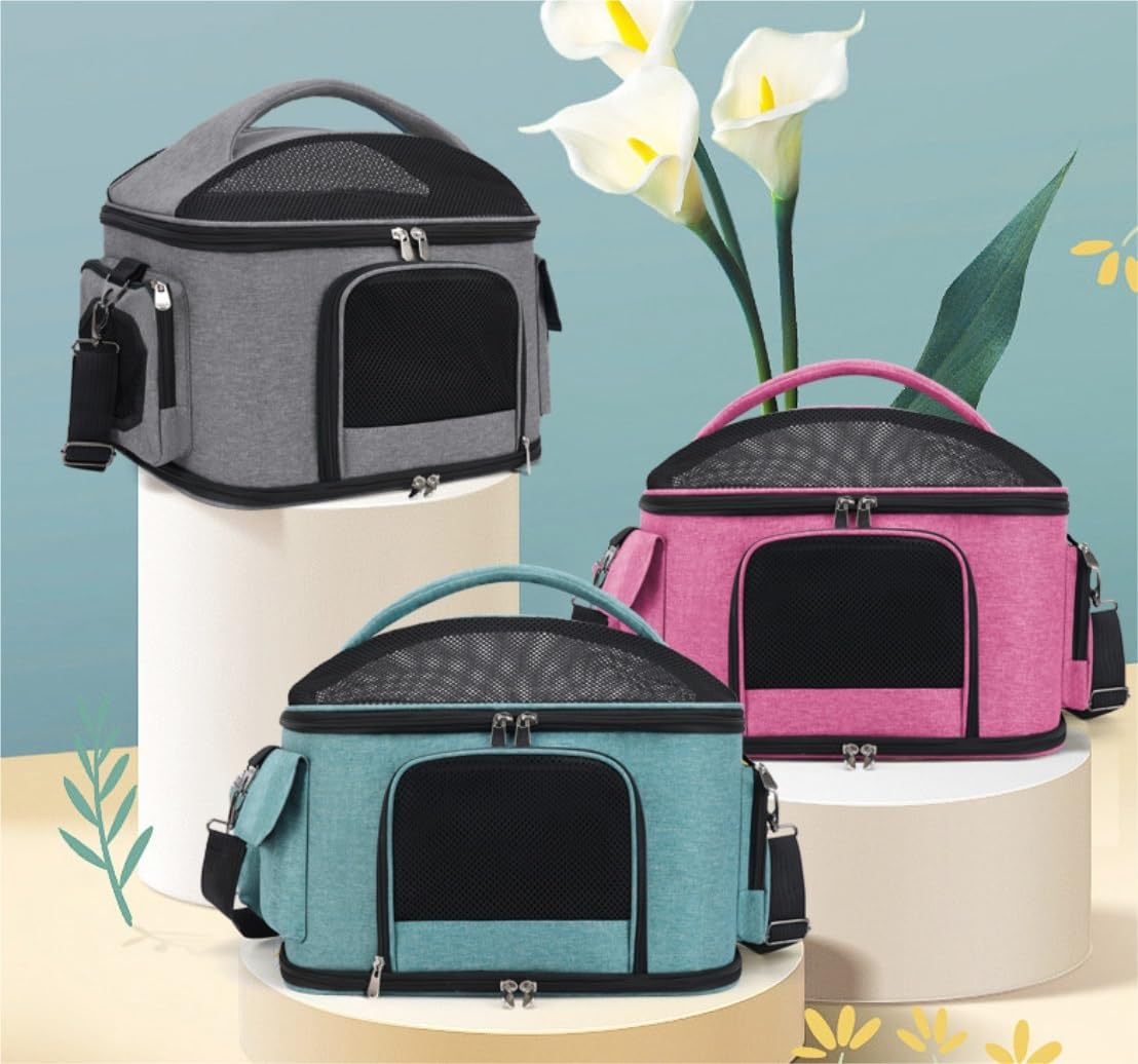 Rucksack Hundeautositz Hund Für Tragetasche Tragbarer Katzenrucksack Outdoor-Reise Haustiertaschen Für Kleine Hunde Atmungsaktiv Haustier(A)