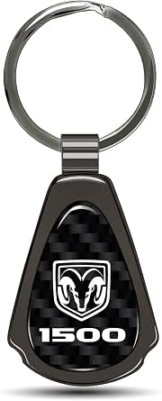 Dodge Scat-Pack Full-Color Black Real Carbon Fiber Large Tear-Drop