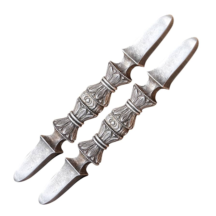 独鈷杵　仏具　密教　2個セット Amazon | Misora Pockets 独鈷杵 密教法具 金剛杵 白銅製 寺院用