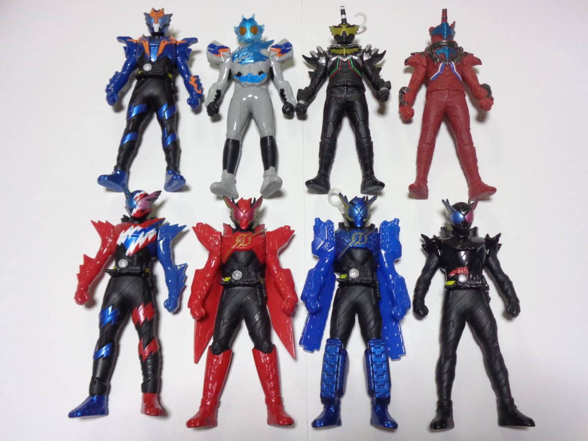 仮面ライダービルド　グリス　ローグ　ジオウ　ソフビ人形　フィギュア　まとめ売り 仮面ライダービルド グリス ローグ ソフビ フィギュア｜Yahoo