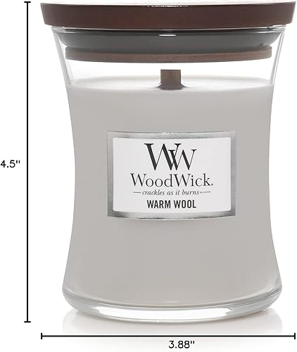 Vista 56 de WoodWick - Vela mediana de reloj de arena, aroma costero al atardecer, se agrieta mientras se quema, cera de mezcla de soja prémium, 9.7 onzas