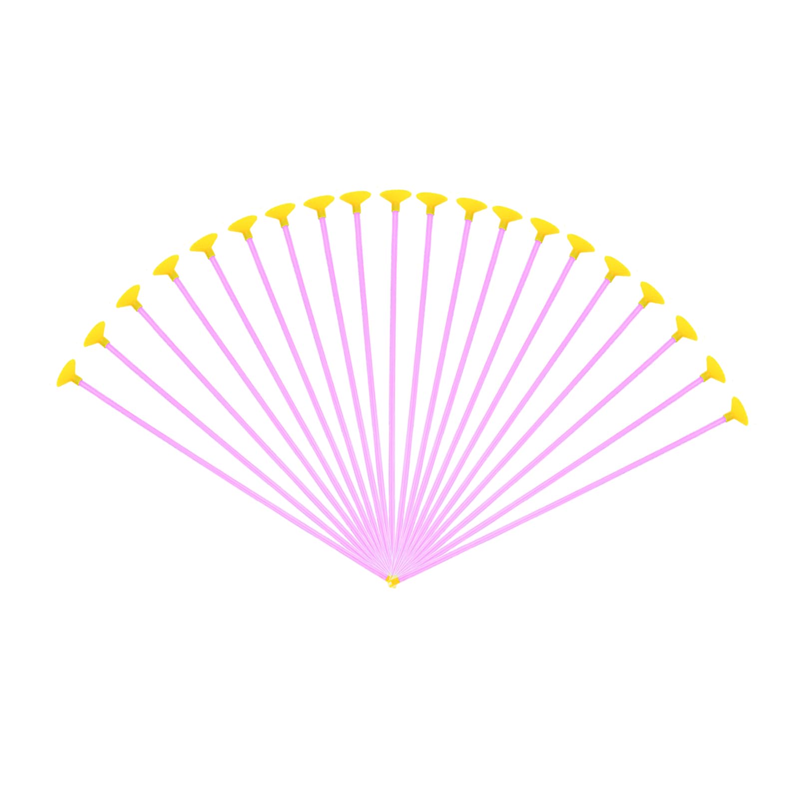 ZGWANSUI 20 Pack Suction Cup Arrows, 16.9 Inch/43cm Replacement Suction Cup Arrows for Archery Bow, Sucker Play Arrows with Rubber Tip for Target Practice, Indoor Outdoor Game, Pink