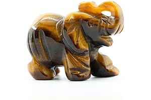 Tiger Eye Elephant Figurine: A Symbol of Strength and Good Luck