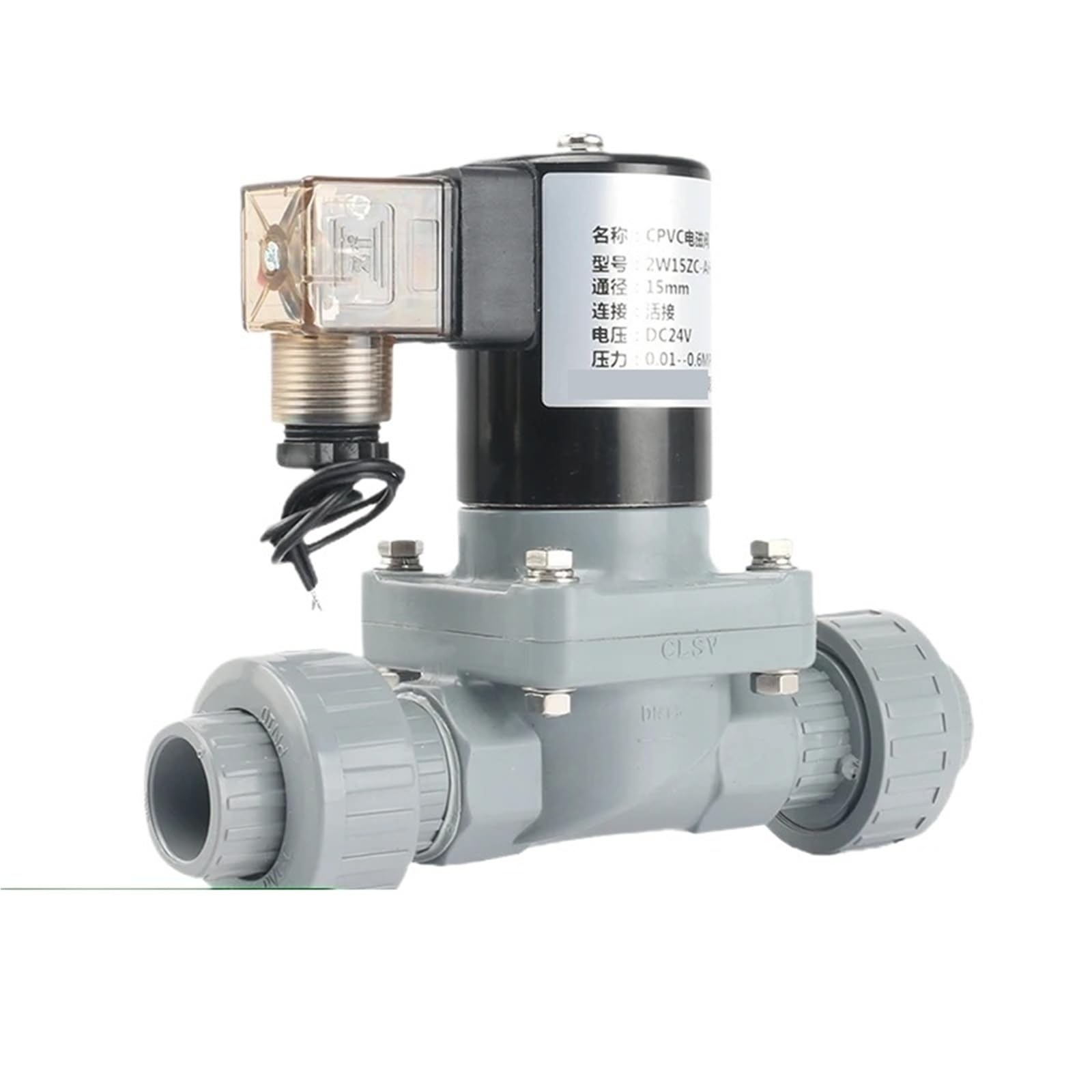 Belovek One Color Reel Valve Upvc Anti-Corrosion And Acid And Alkali Resistant Cpvc Industrial Chemical Solenoid Normally Closed 220(Upvc 220V Dn40)