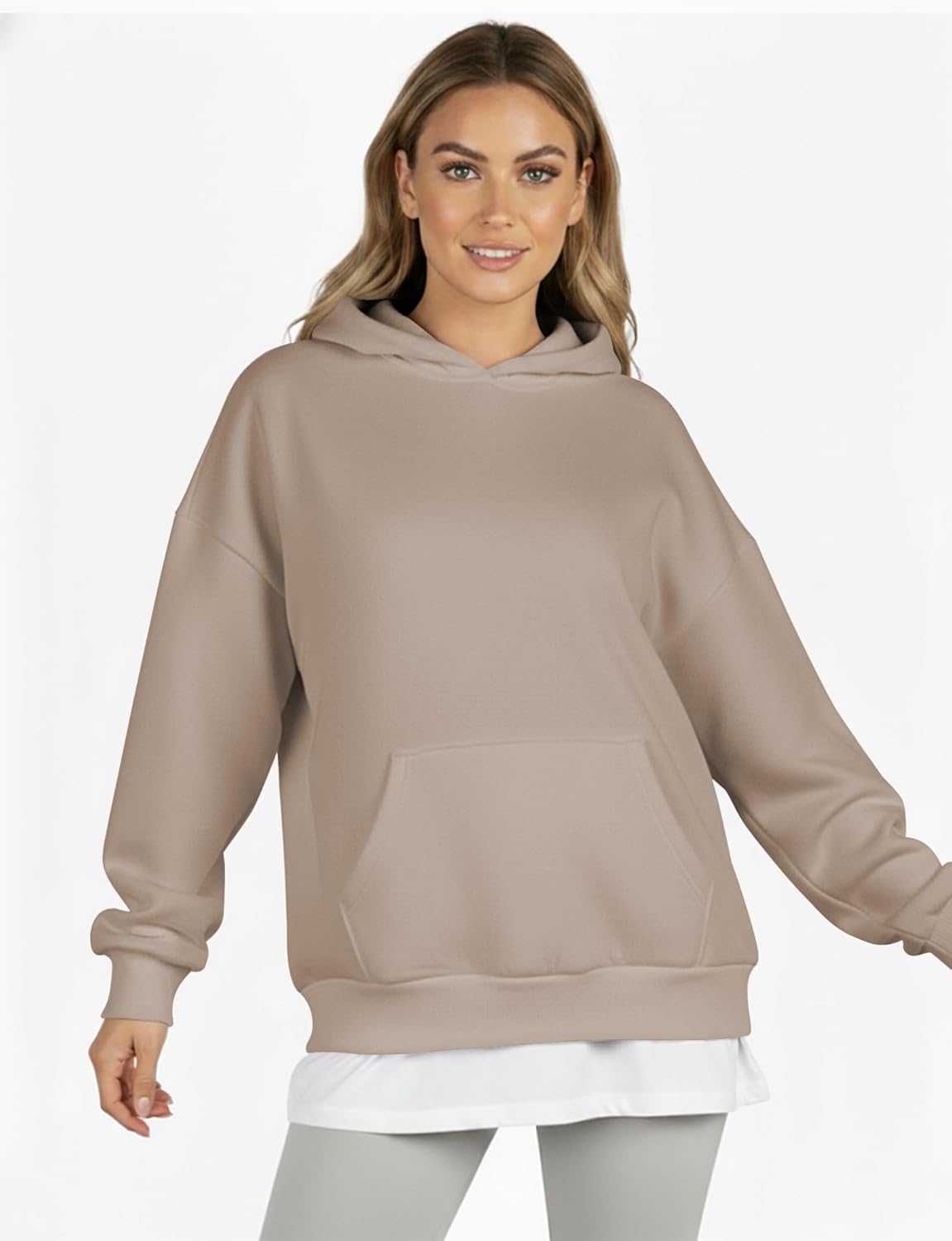 Oversized Hoodies for Women, Long Sleeve Fleece Womens Sweatshirt with Pocket Pullover Outfits Winter Clothes - Image 4