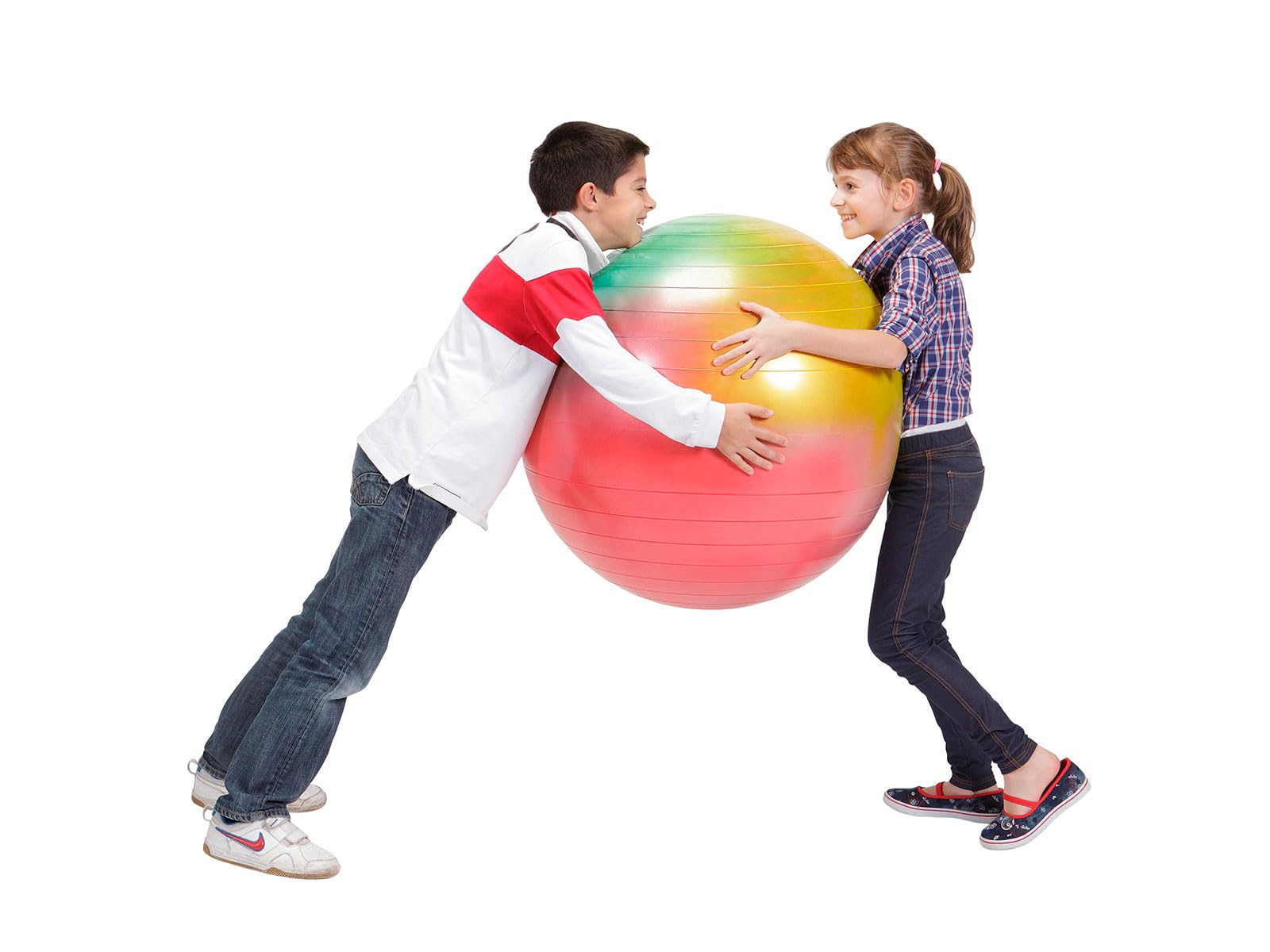 GYMNIC Arte Palla da ginnastica multicolore per fitness max Ø 65 cm, fisioterapia e riabilitazione, ideale per esercizi posturali e come seduta dinamica, dispositivo medico classe I