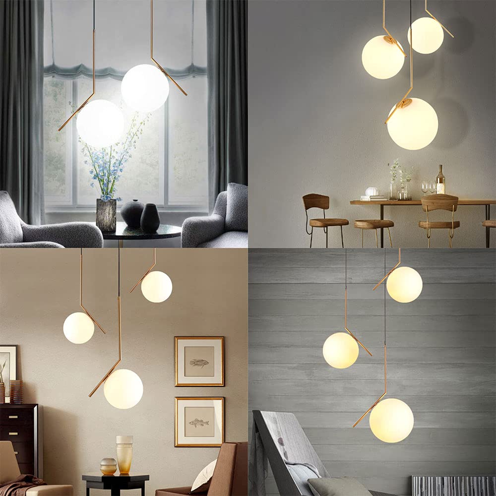 Home Lightings Chandelier Verre Chandelier en Verre Simple Chandelier Chandelier Salon Bar Plafond Light