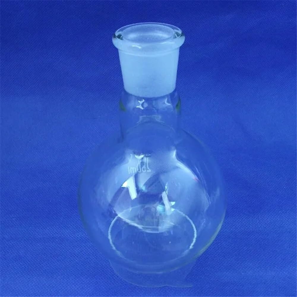 Equipos y suministros de laboratorio 2 piezas/lote 250 ml 24/29 cuello matraz de fondo redondo ebullición boca esmerilada estándar