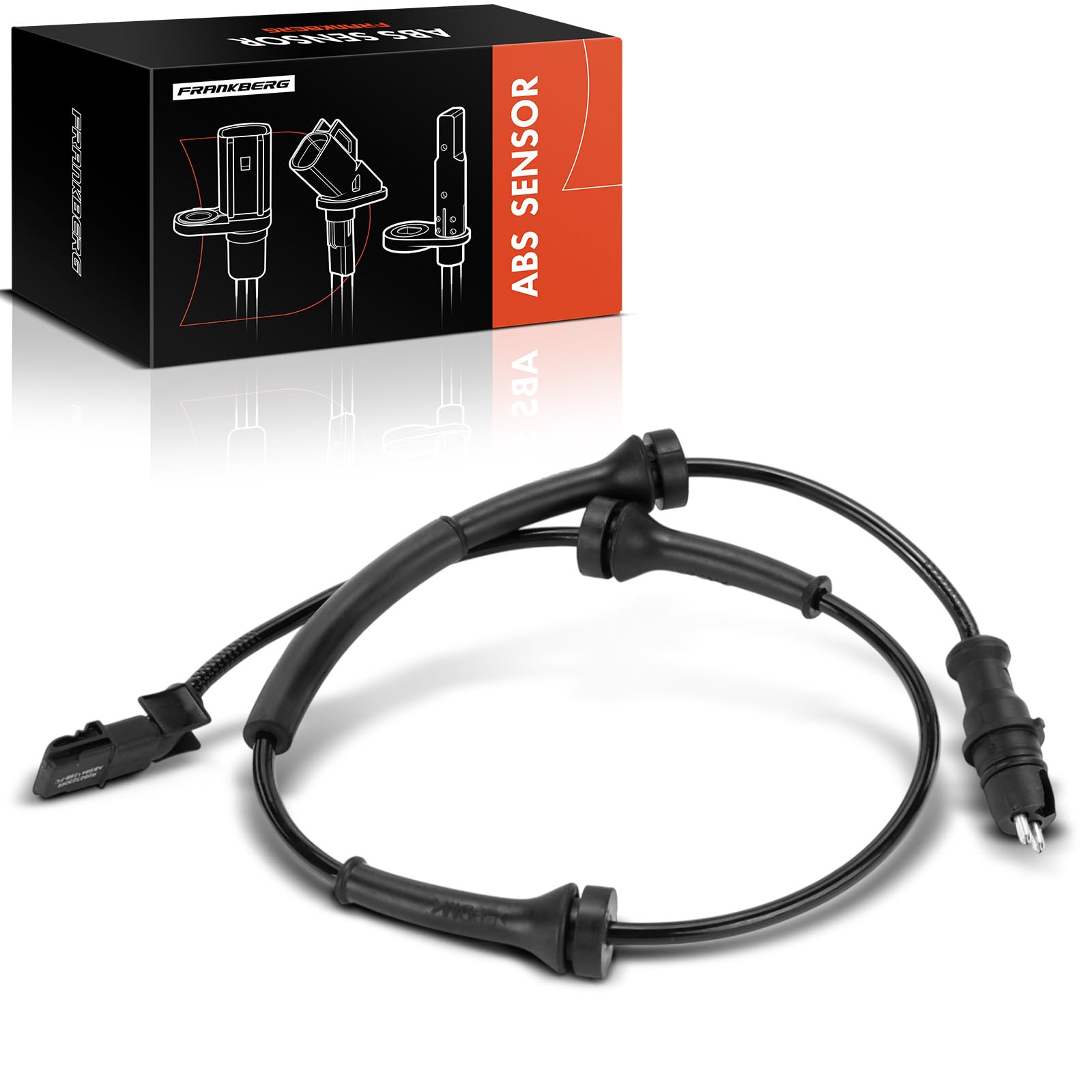 1x Capteur ABS Avant pour Espace IV JK0/1 Laguna II BG0/1 Laguna II Grandtour KG0/1 Vel Satis BJ0 2001-Aujourd'hui 8200084125