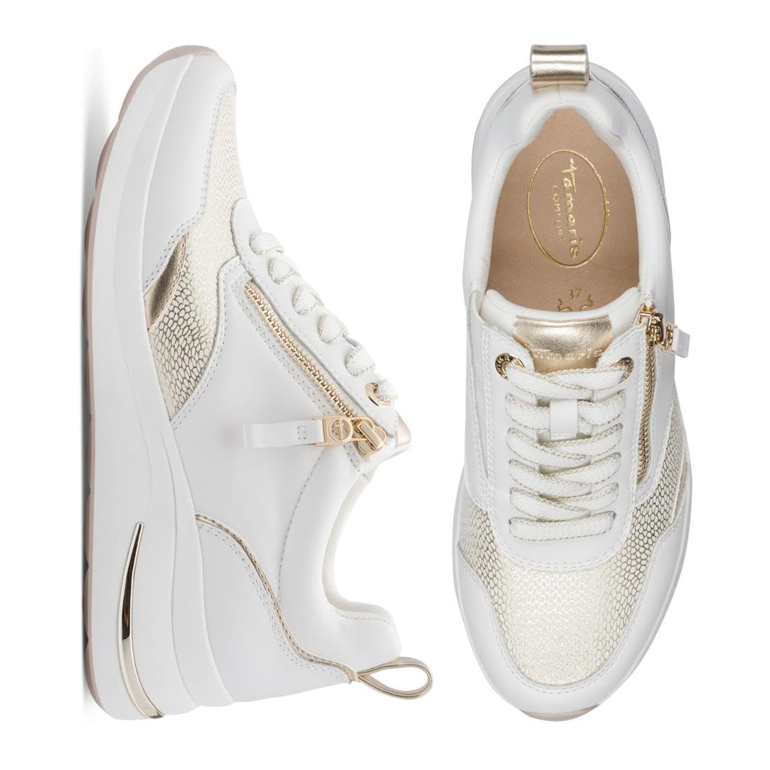 Tamaris Kobiety Tamaris Comfort Damen Sneaker Low 8-83714-43Adidasy