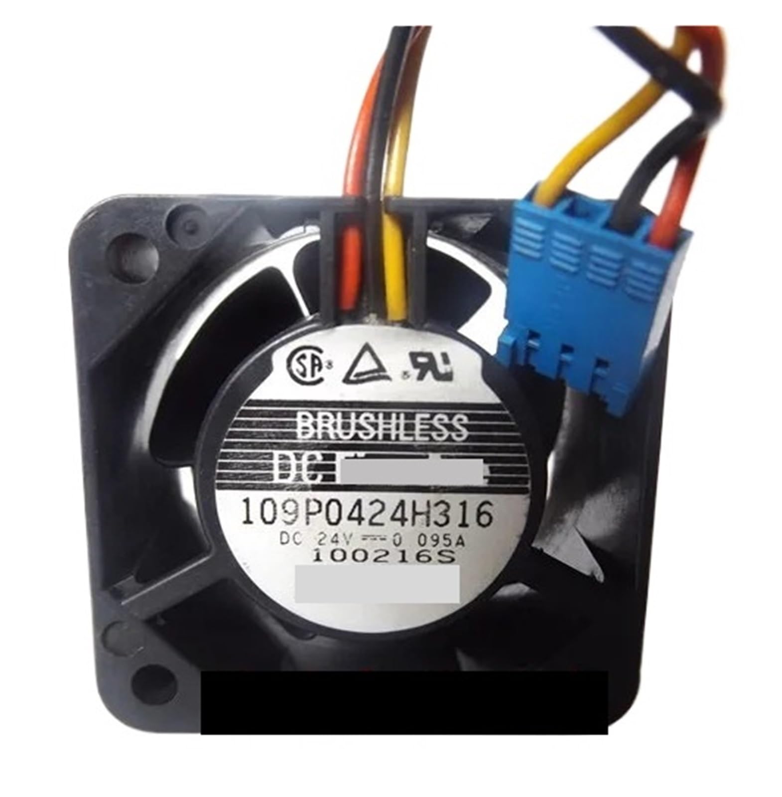 YMUGUEGH 4CM 4028 24V 0.095A 109P0424H316 Cooling Fan 40X40X28mm(Blue Plug)