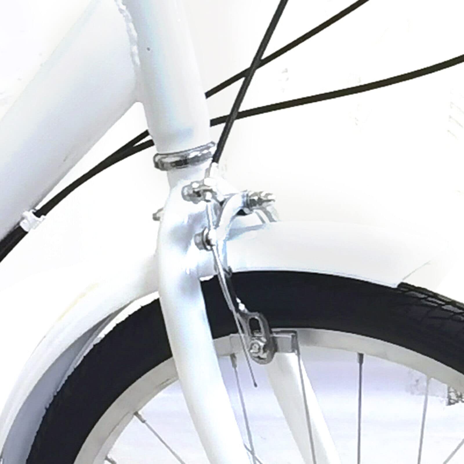 Triciclo de 20 pulgadas, bicicleta de ciudad para adultos, 8 velocidades, 3 ruedas, con campana de advertencia y cesta, para personas mayores, para altura de 5,09 – 5,58 pies