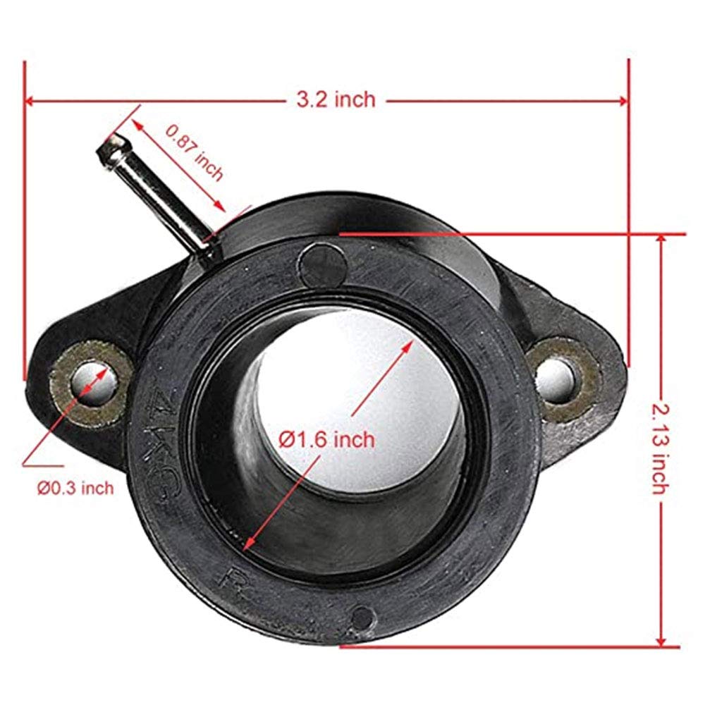 4PCS Motorcycle Carburetor Intake Joint Boot Conne... - Grandado