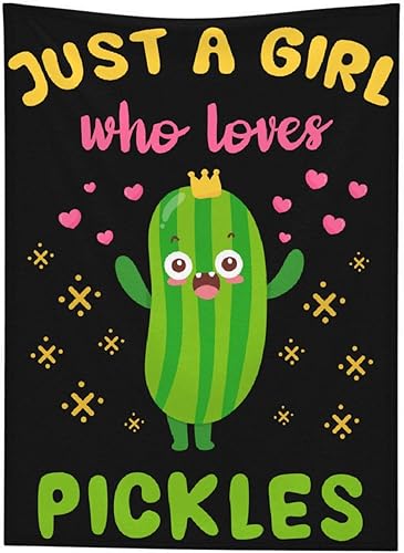 Miniatura 2 de La manta de Pickles es súper suave y cálida, la manta de franela ligera es para uso en todas las estaciones, una gran opción para regalos de 50 x 40