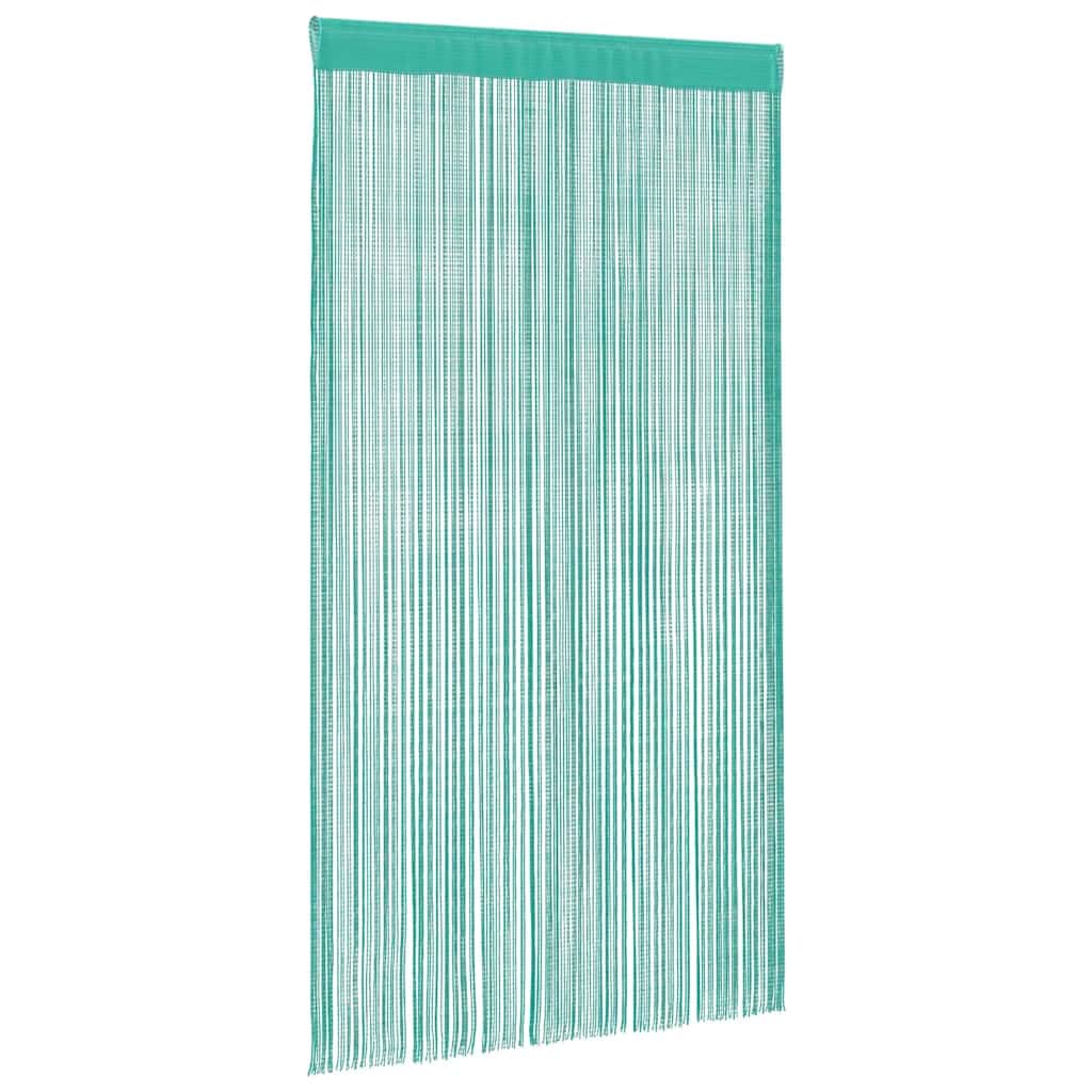 SYDE 2 szt. turkusowe zasłony w paski 140 x 250 cm