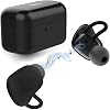 iStar Wireless Bluetooth 5.0 Headphones Earbuds with Built-In Mic and Charging CaseTWS Noise Cancelling Cordless Earphones, Black