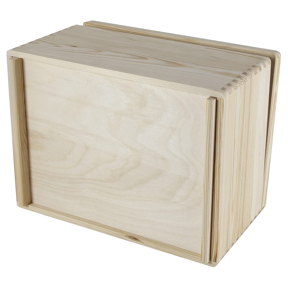 Spielzeugkiste Holzkiste TRIO Kiste Holz 40 x 30 cm 3-er Set Stapelkisten Auswahl (mit Rollen)