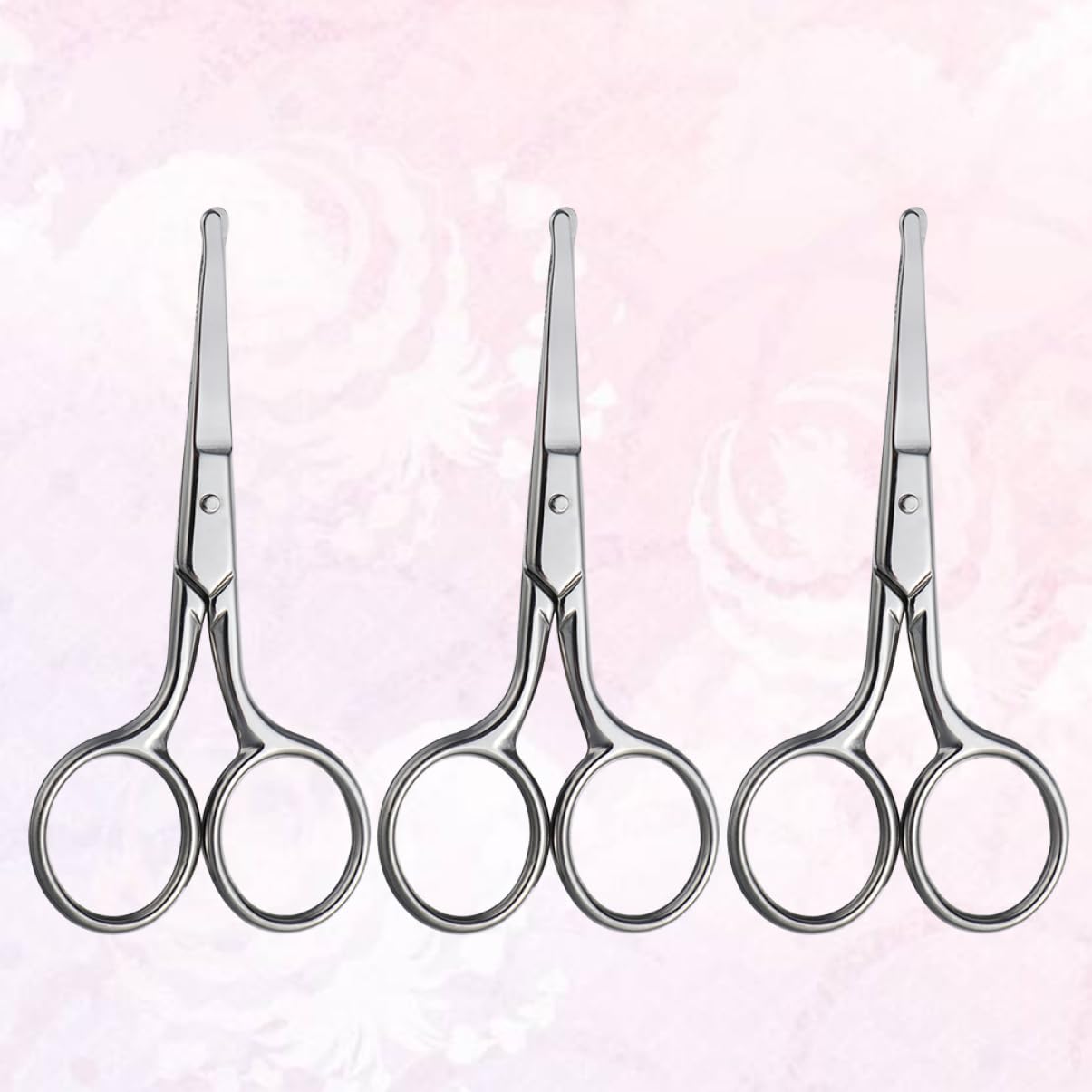 9piezas Tijeras De Cejas y Recortador De Nariz De Acero Inoxidable Diseño Seguro y Práctico Para Corte Preciso Cejas y Vello Nasal