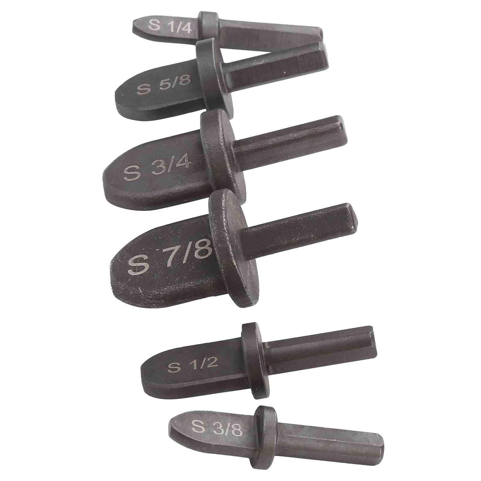 Jelquix Black Tube Expander Set 6Pcs Durable Bearing Steel For Air Conditioner Copper Pipe Connection 1/4In