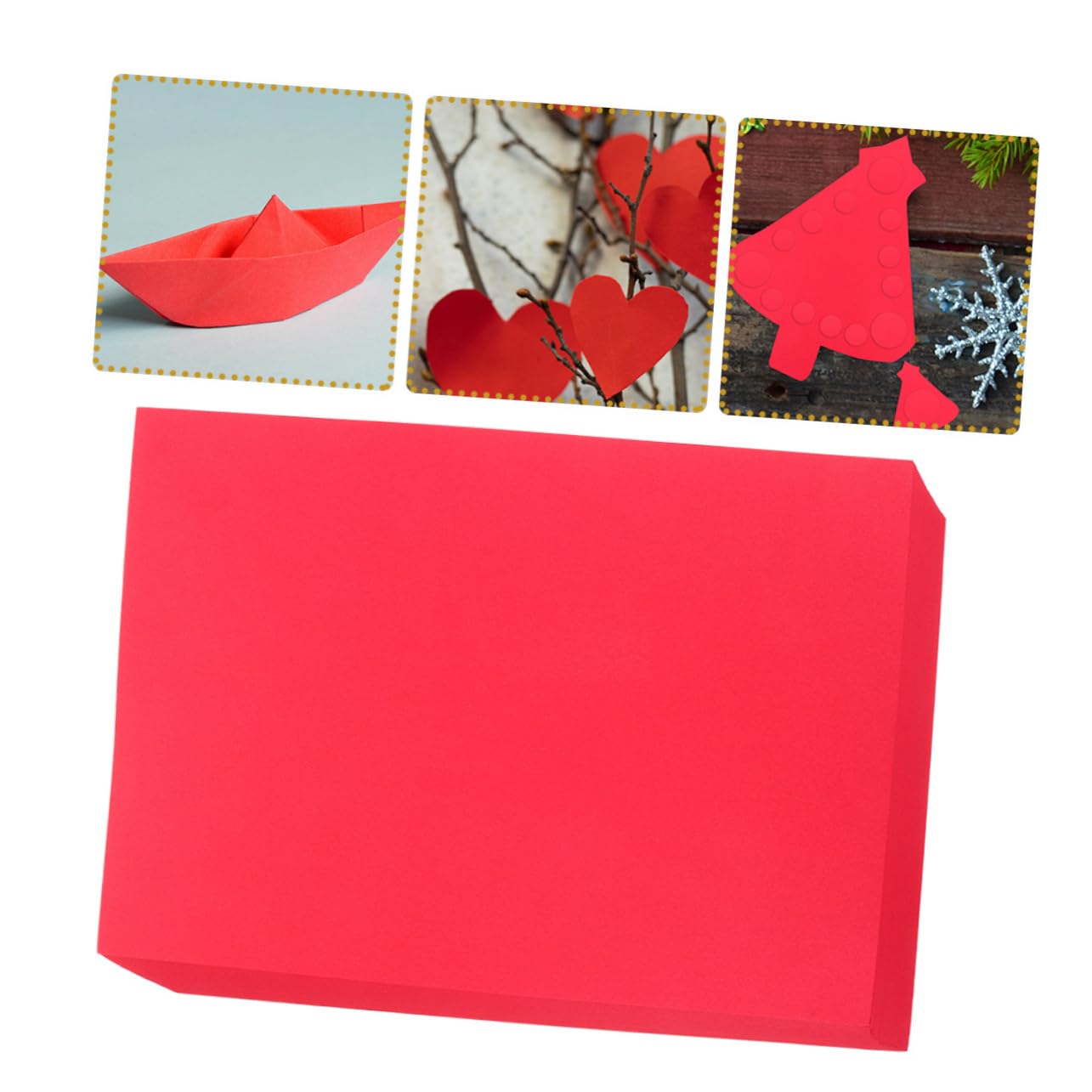 SHINEOFI 100fogli Cartoncino per Artigianato Fai da Te Carta per Scrapbooking e Creazioni Artistiche Materiale per Decorazioni e Regali Personalizzati